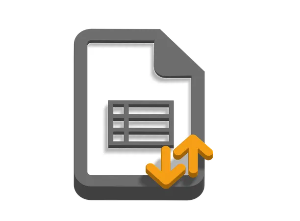 Dateisynchronisierung  3D Icon