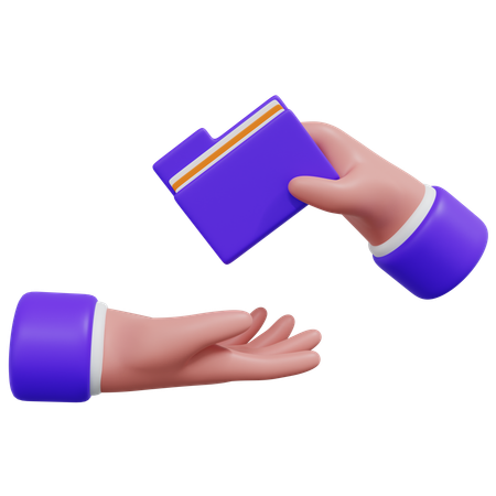 Dateiübertragung 3D Icon