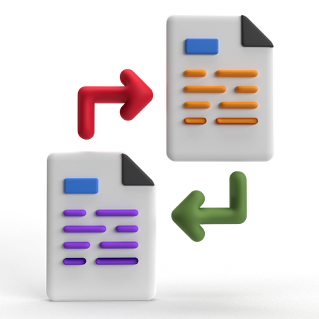 Dateiübertragungsprotokoll  3D Icon