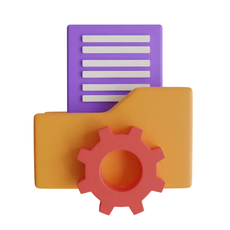 Dokumentenverwaltung  3D Icon