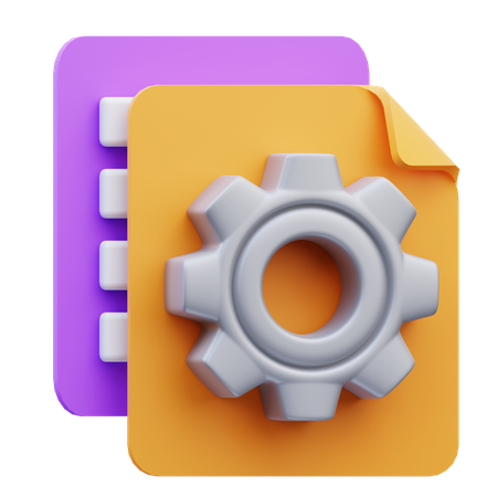 Dokumentenverwaltung  3D Icon
