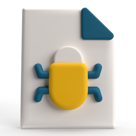 Dateivirus  3D Icon