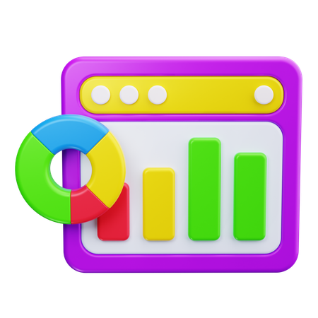 Daten-Dashboard  3D Icon