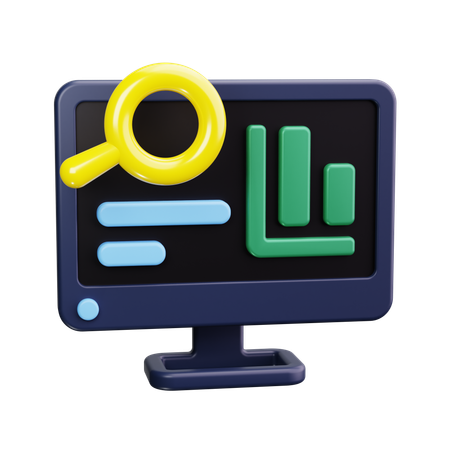 Datenanalyse  3D Icon