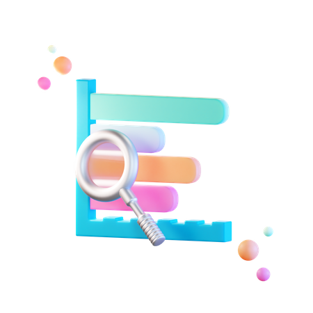 Datenanalyse  3D Icon
