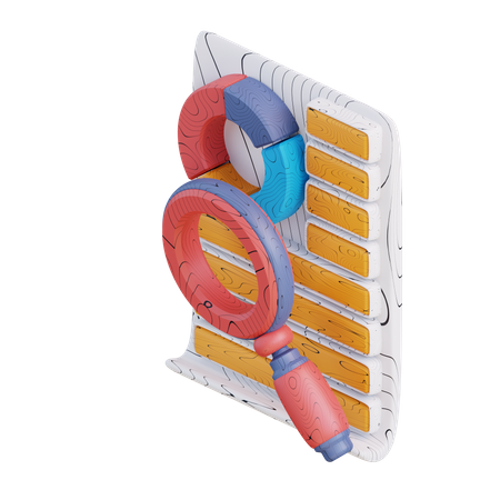 Datenanalyse  3D Icon