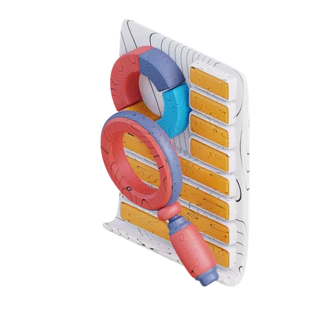 Datenanalyse  3D Icon