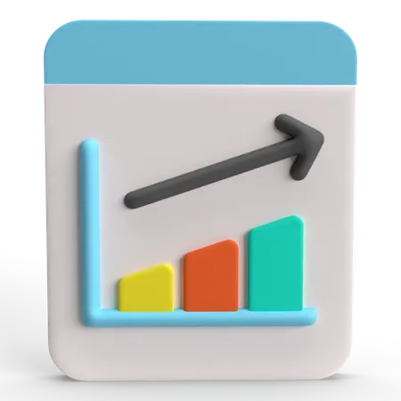 Datenanalyse  3D Icon