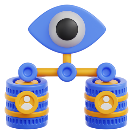 Datenansicht  3D Icon