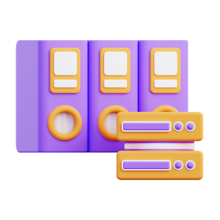 Datenarchiv  3D Icon