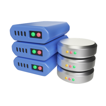 Datenbank  3D Icon