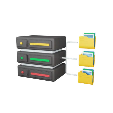 Datenbank  3D Illustration