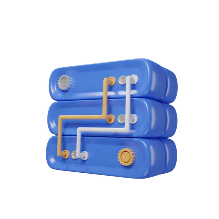 Datenbank  3D Icon