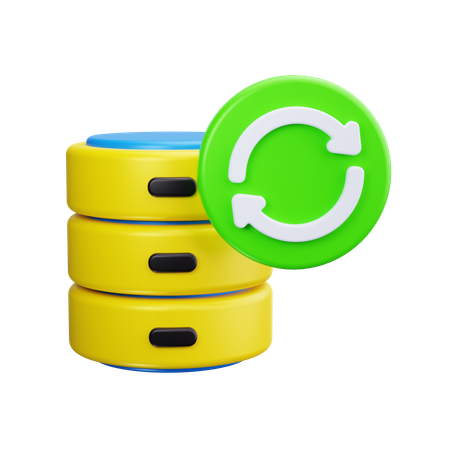 Datenbanksicherung  3D Icon