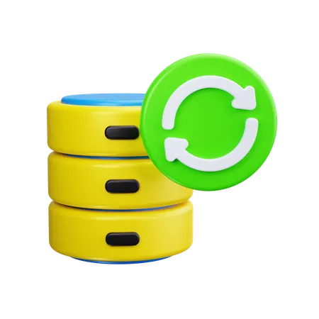 Datenbanksicherung  3D Icon