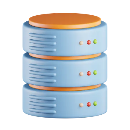 Datenbankhardware  3D Icon