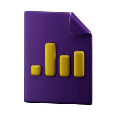 Datenbank-Reporting  3D Icon