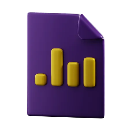 Datenbank-Reporting  3D Icon