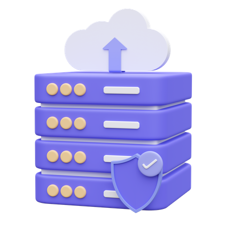 Datenbankserversicherheit  3D Icon