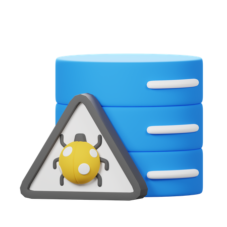 Datenbankvirus  3D Icon