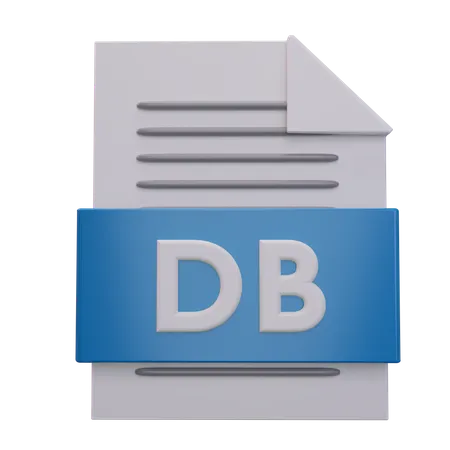 Datenbankdatei  3D Icon