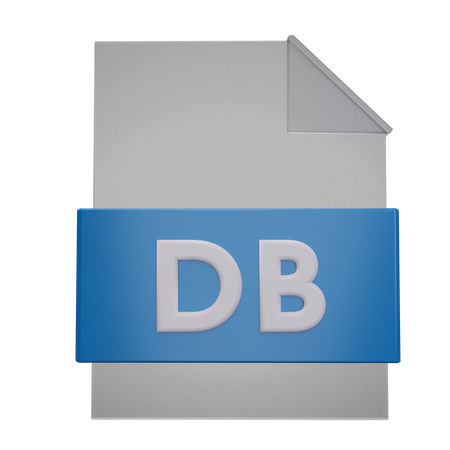 Datenbankdatei  3D Icon