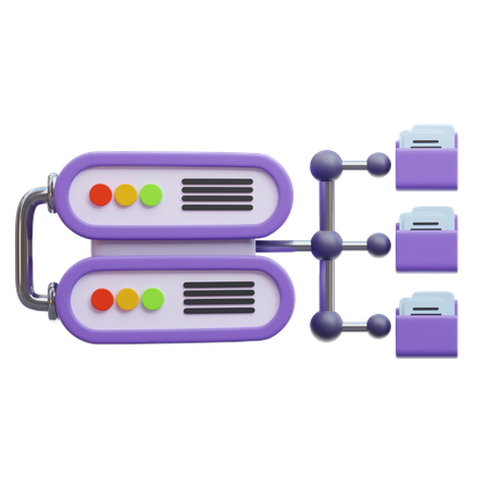 Datenbankordner  3D Icon