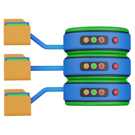 Datenbankordner  3D Icon