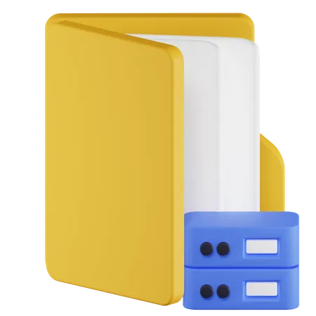 Datenbankordner  3D Icon