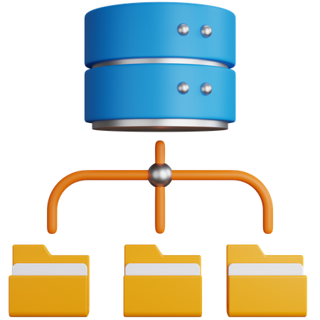 Datenbankordner  3D Icon