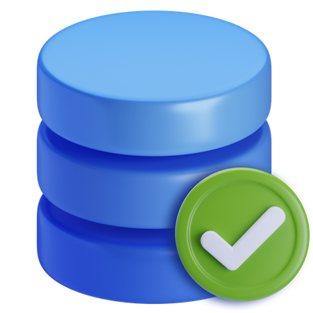 Datenbankprüfung  3D Icon