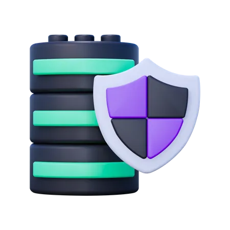 Datenbankschutz  3D Icon