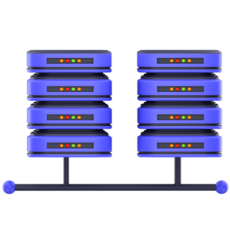 Datenbankserver  3D Icon