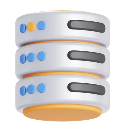 Datenbankserver  3D Icon