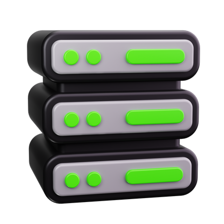 Datenbankserver  3D Icon