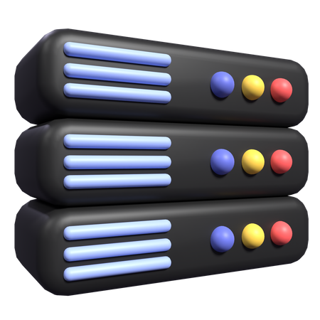 Datenbankserver  3D Icon