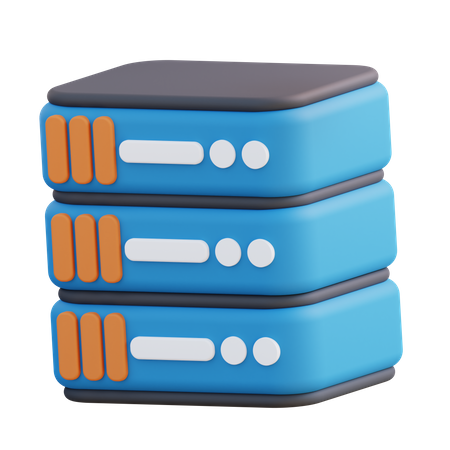 Datenbankserver  3D Icon