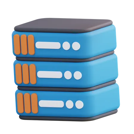 Datenbankserver  3D Icon