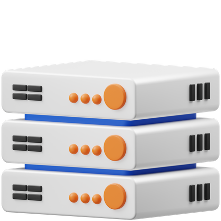 Datenbankserver  3D Icon