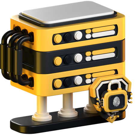 Datenbanksicherheit  3D Icon