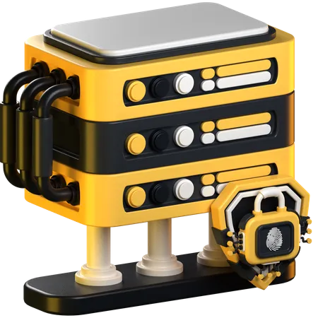 Datenbanksicherheit  3D Icon