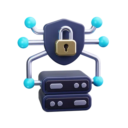 Datenbanksicherheit  3D Icon