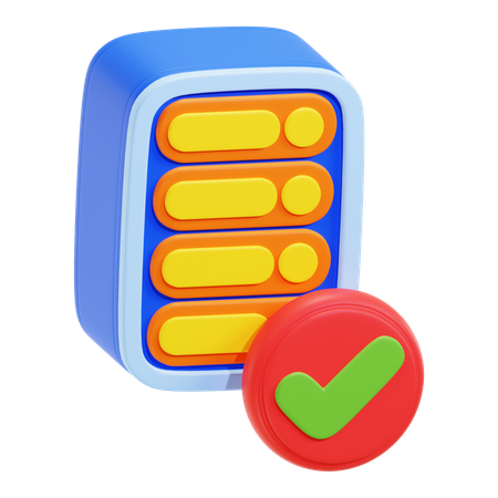 Datenbanksicherheit  3D Icon