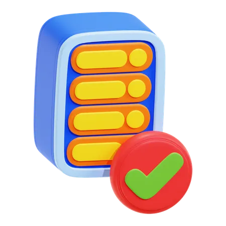 Datenbanksicherheit  3D Icon