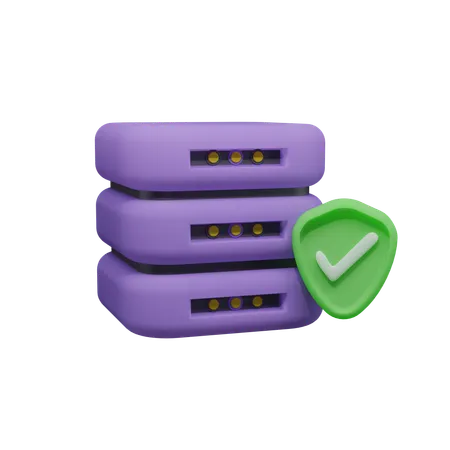 Datenbanksicherheit  3D Icon