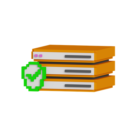 Datenbanksicherheit  3D Icon