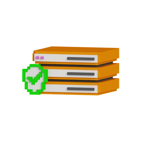 Datenbanksicherheit  3D Icon