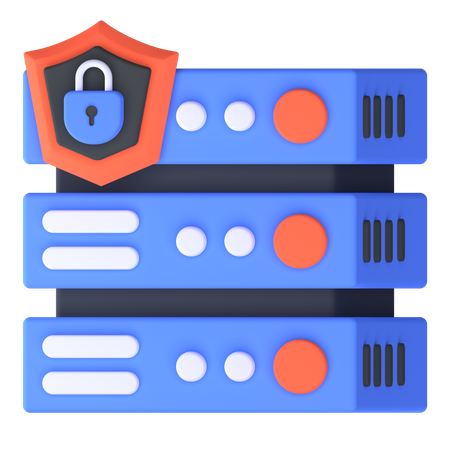 Datenbanksicherheit  3D Icon