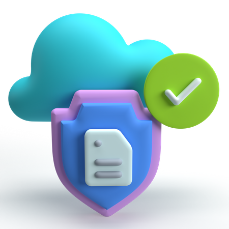 Datenbanksicherheit  3D Icon