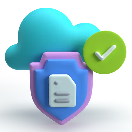 Datenbanksicherheit  3D Icon